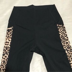 Zyia Active Black Leopard Print  Leggings